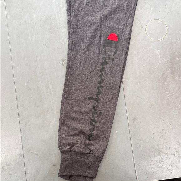NWOT Men’s M Champion Dark Gray Sweatpants with Logo - Picture 3 of 9